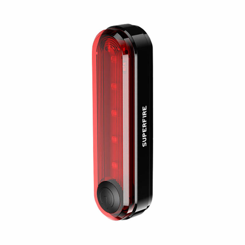 Superfire BTL01 achterlicht voor de fiets (USB, 230 mAh)
