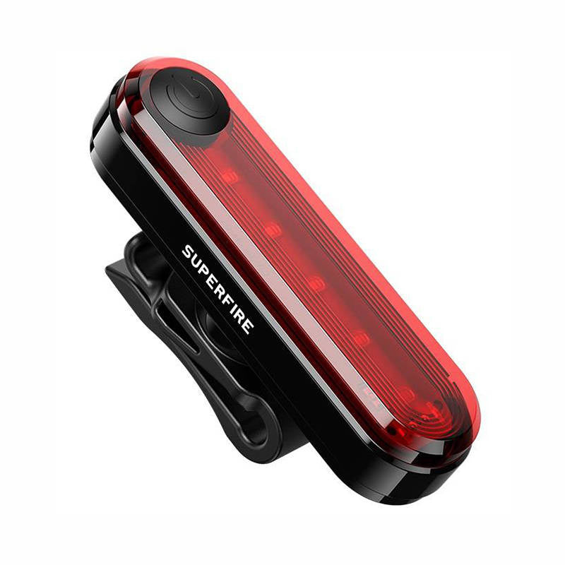 Superfire BTL01 achterlicht voor de fiets (USB, 230 mAh)