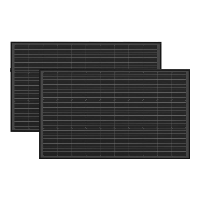 EcoFlow 100W zonnepaneel — set van 2 (rigide)