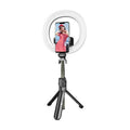 Selfiestick/statief Puluz met LED-ringlamp