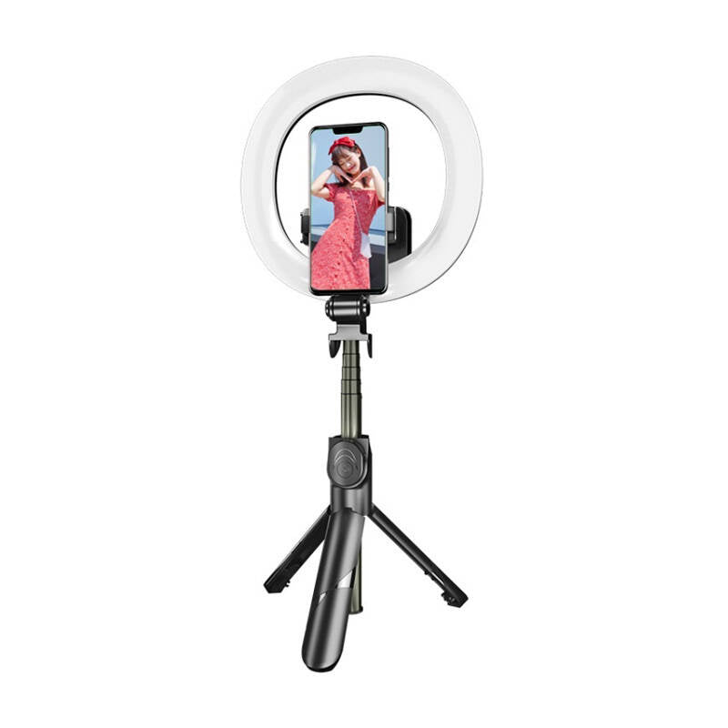 Selfiestick/statief Puluz met LED-ringlamp