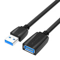 Verlengkabel USB 3.0 male naar USB female Vention VAS-A45-B300 3m (Zwart)
