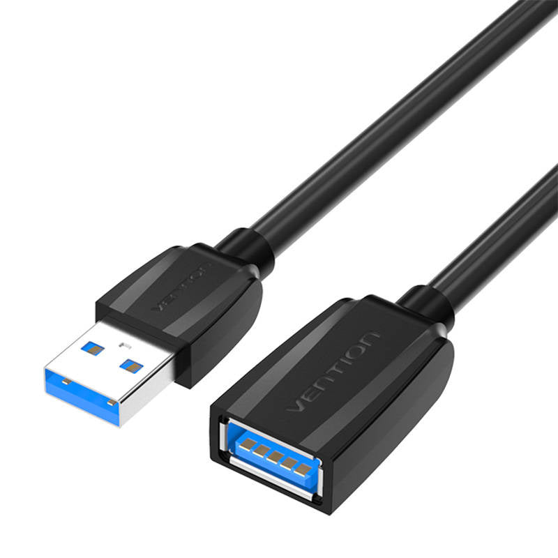 Verlengkabel USB 3.0 male naar USB female Vention VAS-A45-B300 3m (Zwart)