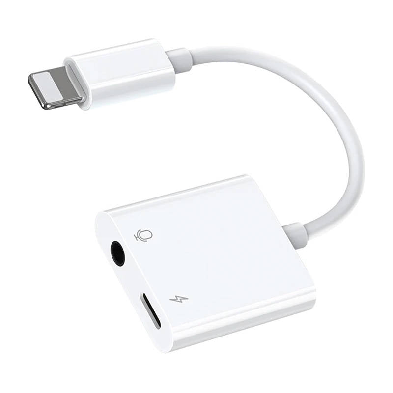 Audio Adapter Lightning / 3.5 mm Joyroom S - Y105 (wit)