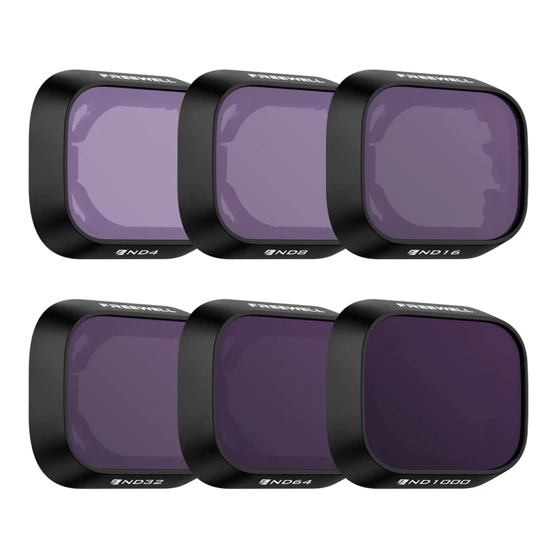 Set van 6 Freewell All Day filters voor DJI Mini 3 Pro / Mini 3