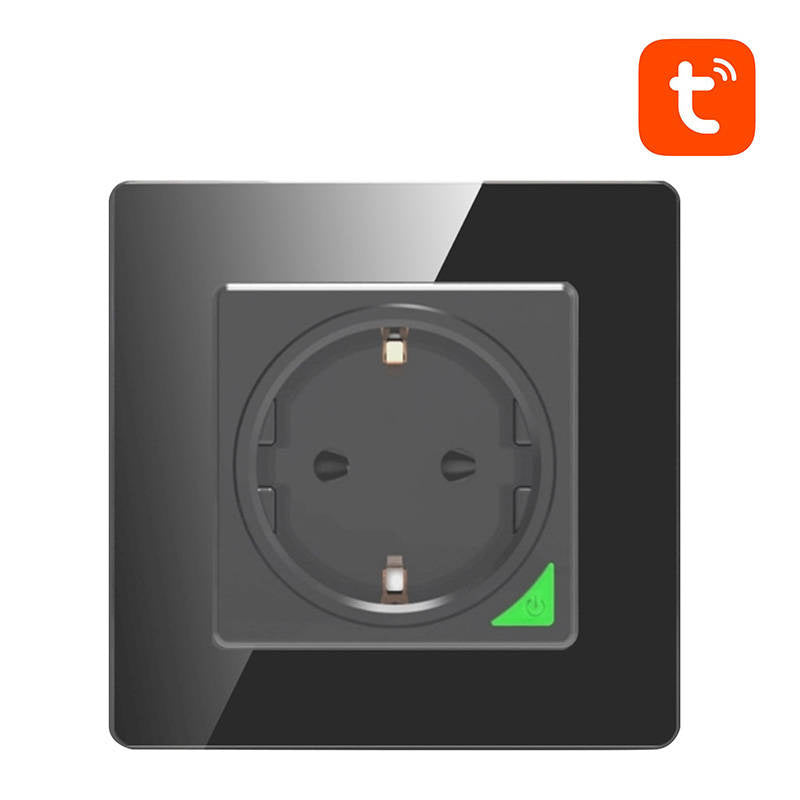 Slimme WiFi stopcontact Avatto N-WOT10-EU-B TUYA (zwart)