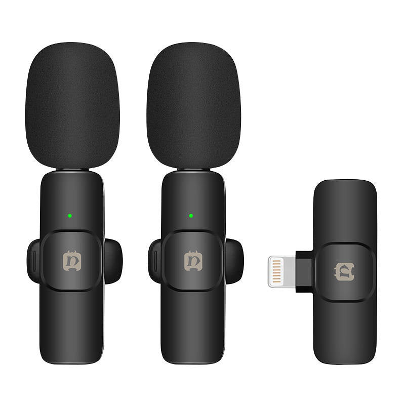 Puluz PU3150B Lavalier Draadloze Microfoon Lightning Type.