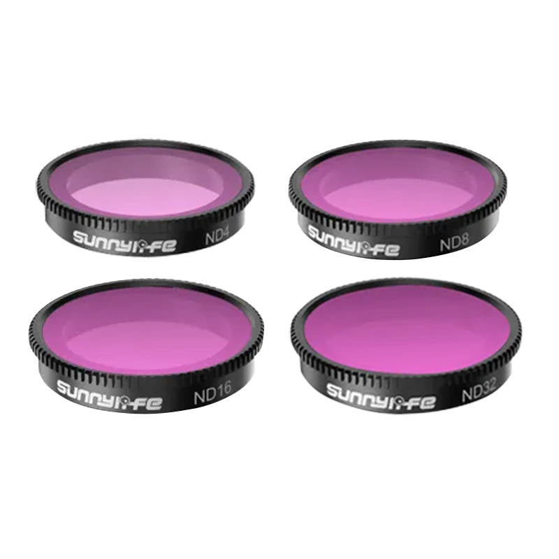 Set filters ND4, ND8, ND16, ND32 Sunnylife voor Insta360 GO 3/2