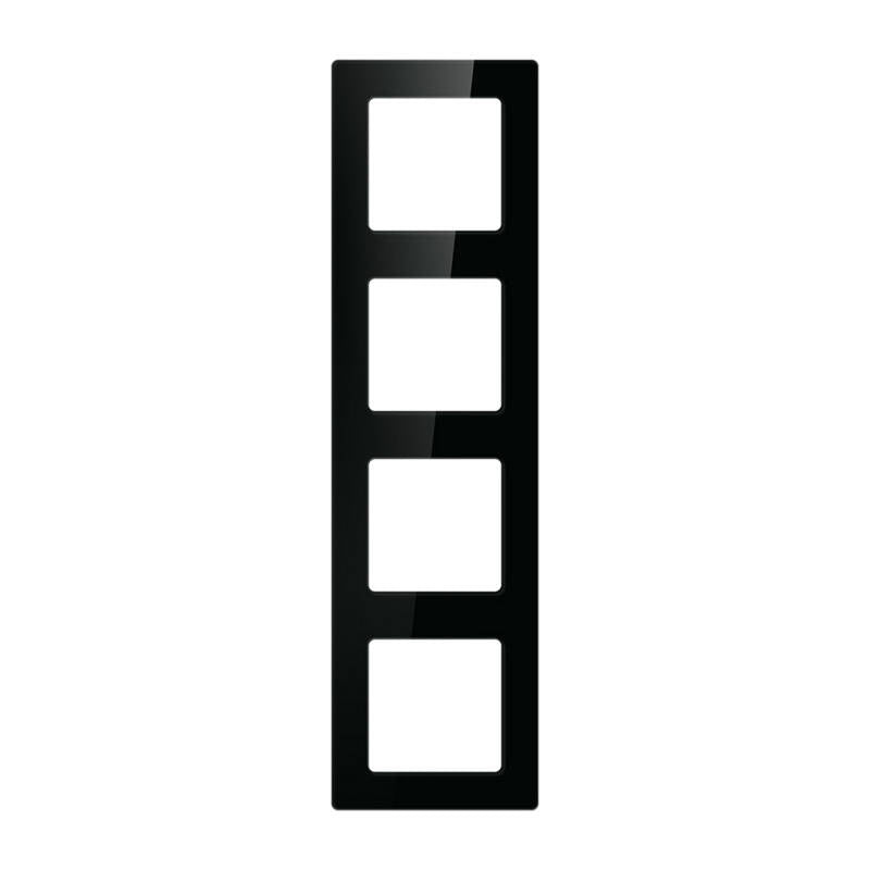 Viervoudig frame stopcontact Avatto N-TS10-Frame-B4 (zwart)