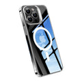 Torras telefoonhoesje UPRO Lstand Clear-Mag voor iPhone 15 PRO (transparant)