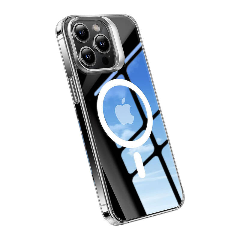 Torras telefoonhoesje UPRO Lstand Clear-Mag voor iPhone 15 PRO (transparant)