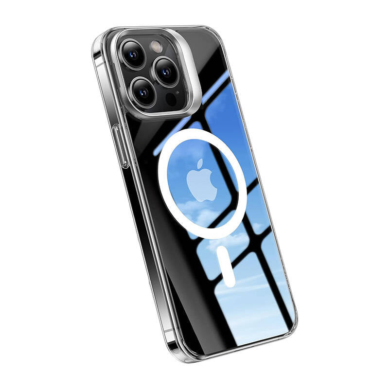Torras telefoonhoesje UPRO Lstand Clear-Mag voor iPhone 15 (transparant)