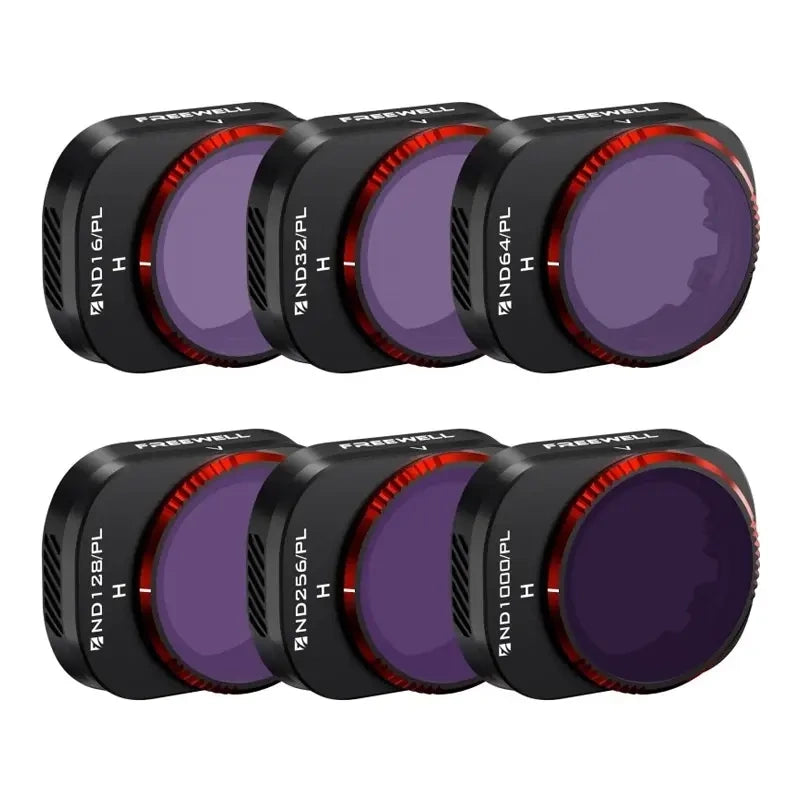 Set van 6 filters Bright Day Freewell voor DJI Mini 4 Pro
