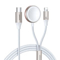 Snellaad Magnetische Oplader 2-in-1 Joyroom S-IW012 30W 1.5m (Wit)