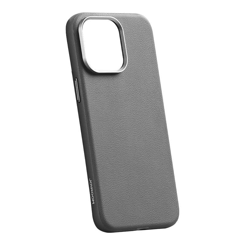 Magnetisch beschermhoesje voor telefoon Joyroom JR-BP007 voor iPhone 15 Pro Max (grijs)