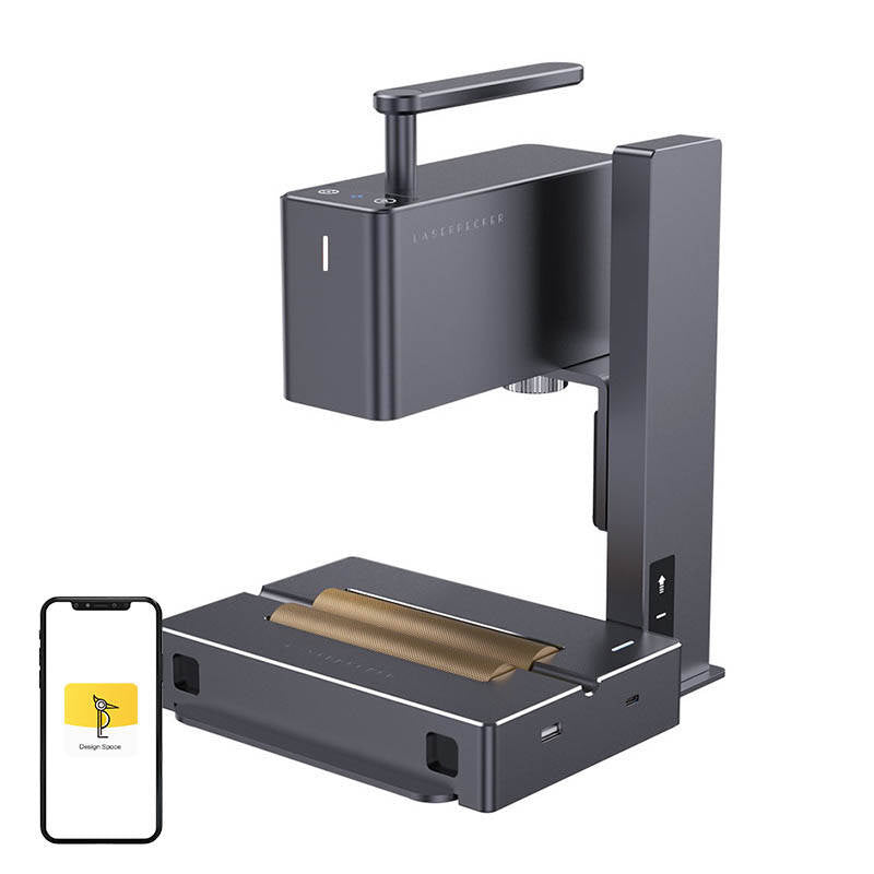 LaserPecker 2 Suit Version lasergraveermachine – 5W, draagbaar, met elektrische standaard en accessoires