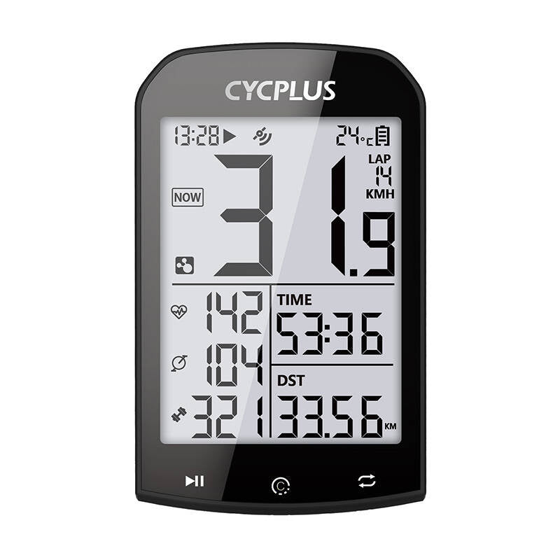 Cycplus M1 GPS-fietscomputer (Strava, TrainingPeaks e.a.)