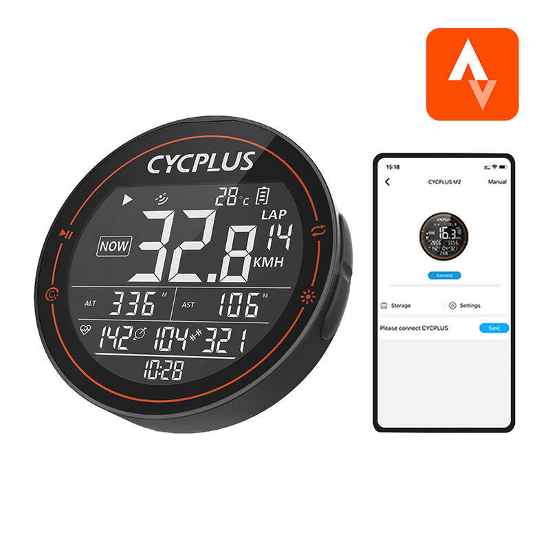 Cycplus M2 fietscomputer (Strava, TrainingPeaks e.a.)