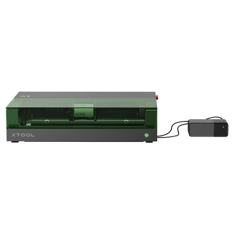 xTool S1 40W Basic lasergraveermachine (zwart) – 498×319 mm, 600 mm/s, 4 modules, mini-brandblusser
