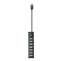 Orico Hub USB-A naar 7xUSB-A 3.0 - zwart