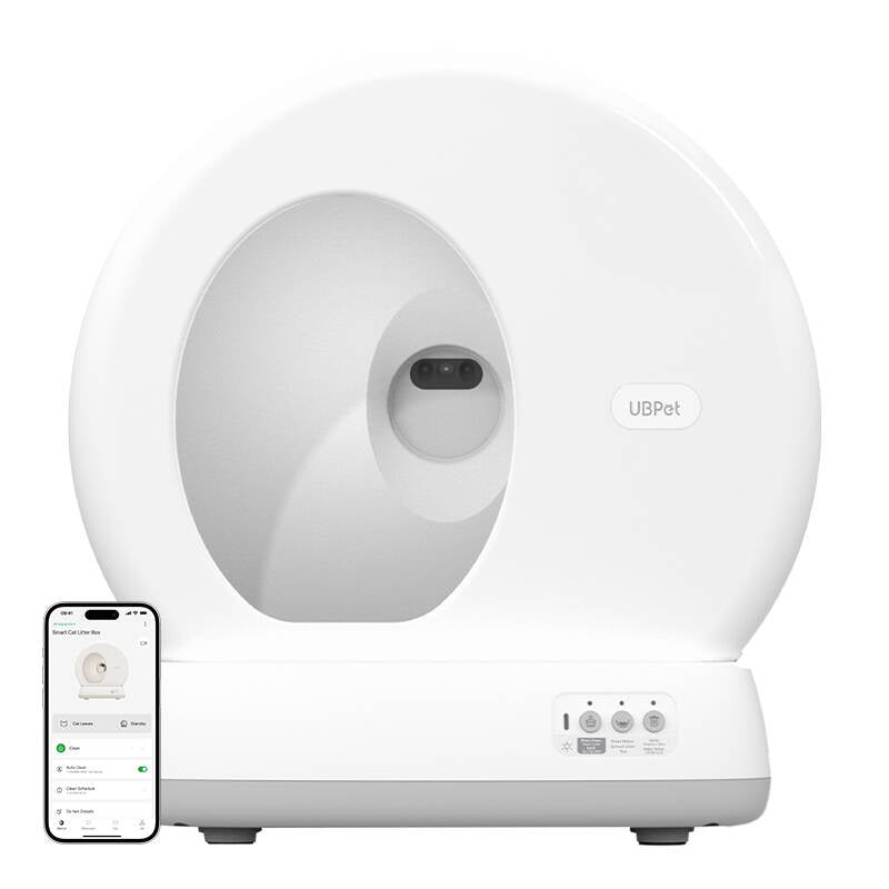 UBPet C10 Pro zelfreinigende kattenbak met camera – lage instap, weegfunctie, app