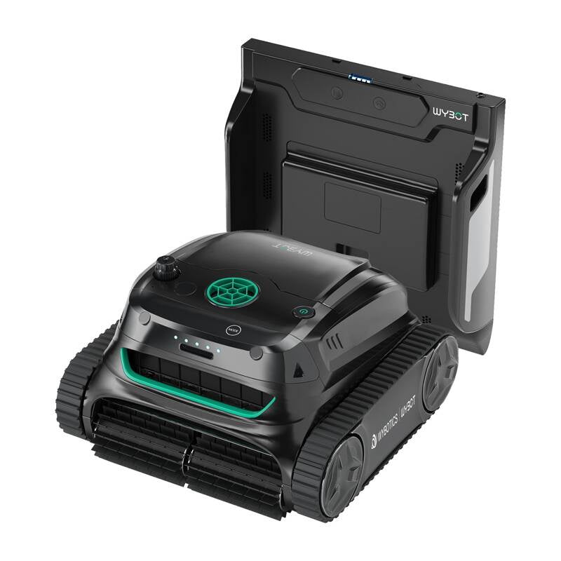 Wybot S2 Pro draadloze zwembadrobot – onderwater draadloos laden, sonar, 3,5 uur