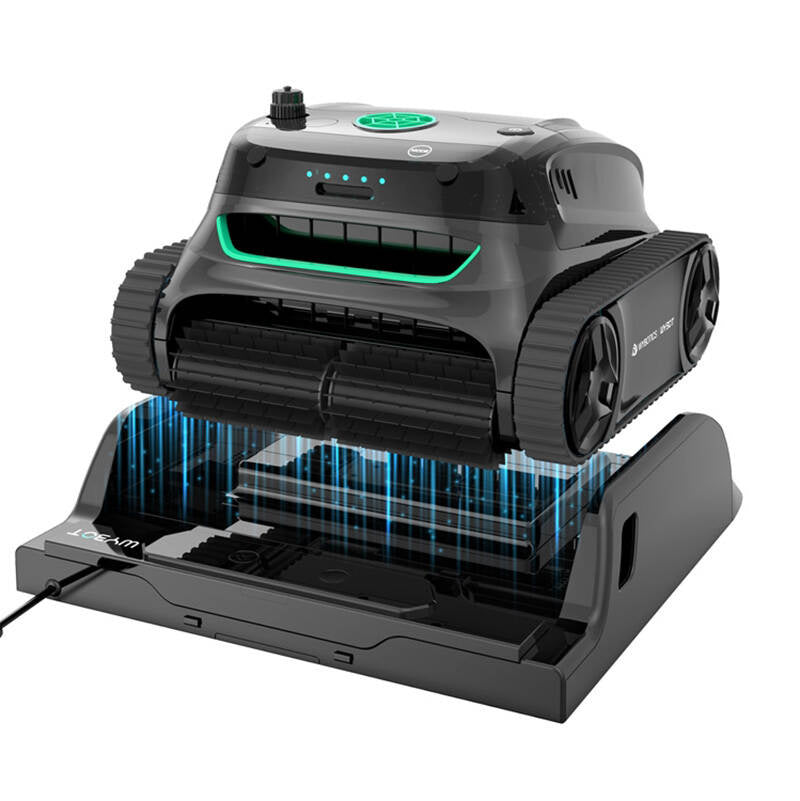 Wybot S2 Pro draadloze zwembadrobot – onderwater draadloos laden, sonar, 3,5 uur
