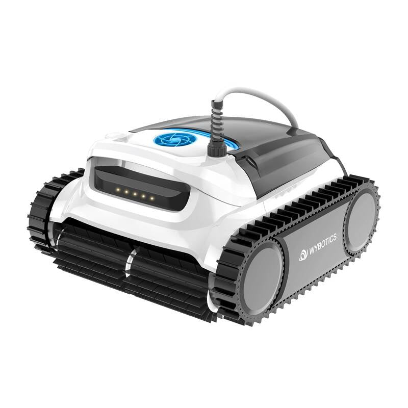 Wybot M1C bedrade zwembadrobot – 150 W borstelloos, plug & play, bodem tot waterlijn