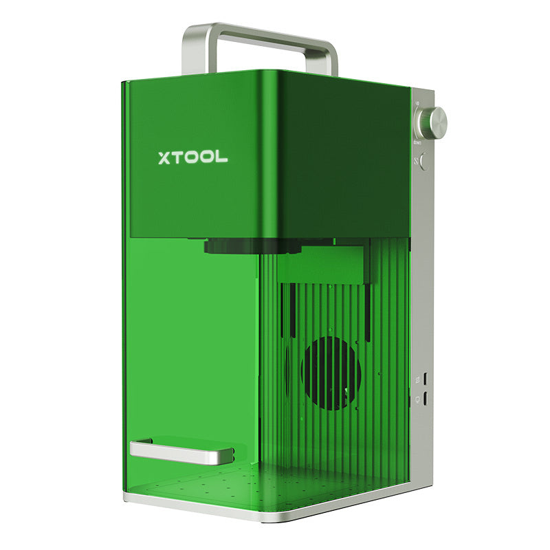 xTool F1 2-in-1 lasergraveermachine – Deluxe kit met RA2 Pro, rookfilter en Slide Extension (mintgroen)