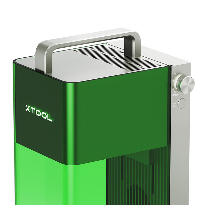 xTool F1 2-in-1 lasergraveermachine – Deluxe kit met RA2 Pro, rookfilter en Slide Extension (mintgroen)
