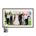 Arzopa D156 digitale fotolijst 15,6" (bruin) – Full HD touch, wifi, 32 GB, app, auto-rotatie
