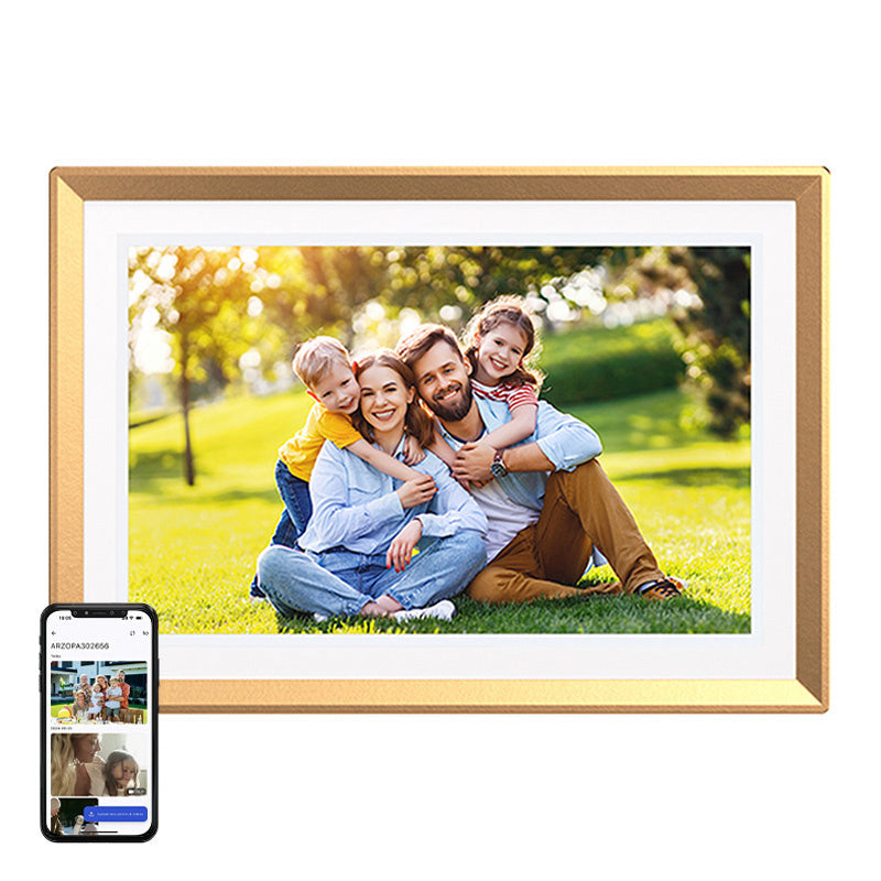 Arzopa D10 digitale fotolijst 10,1" (goud)