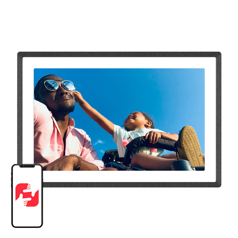 Lexar PX-110 slimme fotolijst 11" (zwart) – 2K touchscreen, Frameo-app, 32 GB, wifi