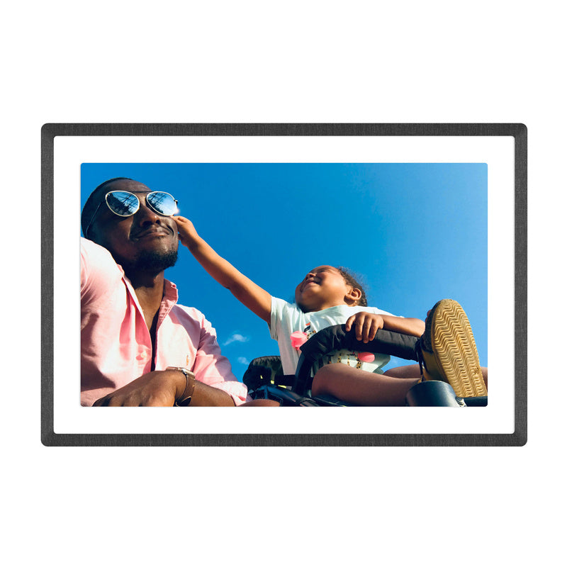 Lexar PX-110 slimme fotolijst 11" (zwart) – 2K touchscreen, Frameo-app, 32 GB, wifi