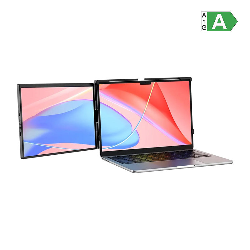 Uperfect Ustation Z14-S draagbare monitor 14" – 2240×1400, klemt op je laptop, 360° draaibaar