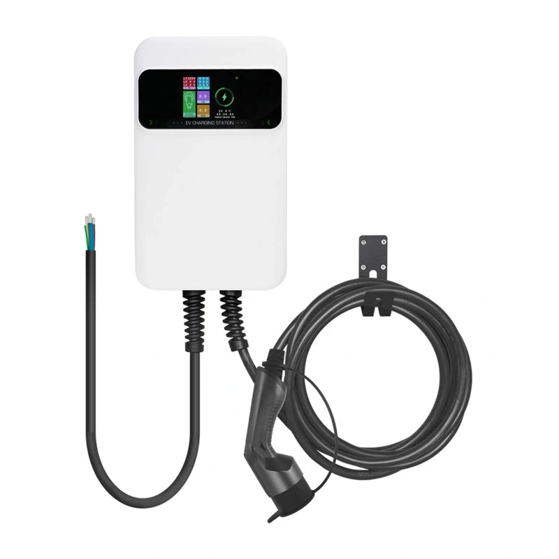 Besen SQ20 7 kW wandlader voor elektrische auto met app – 1-fase 32 A, IP66, 3,5-inch scherm