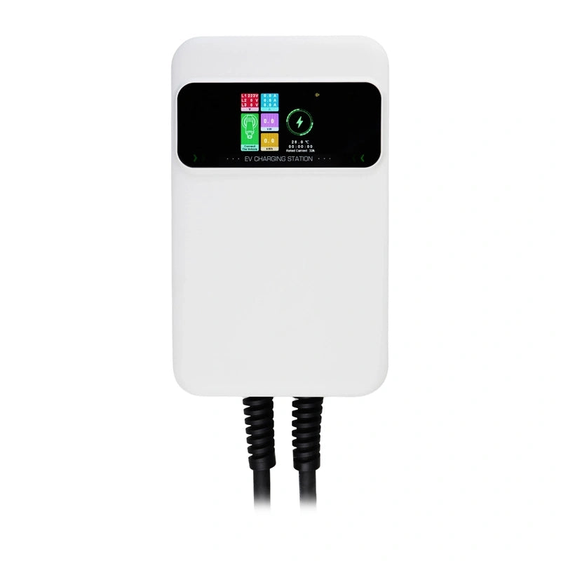 Besen SQ20 7 kW wandlader voor elektrische auto met app – 1-fase 32 A, IP66, 3,5-inch scherm