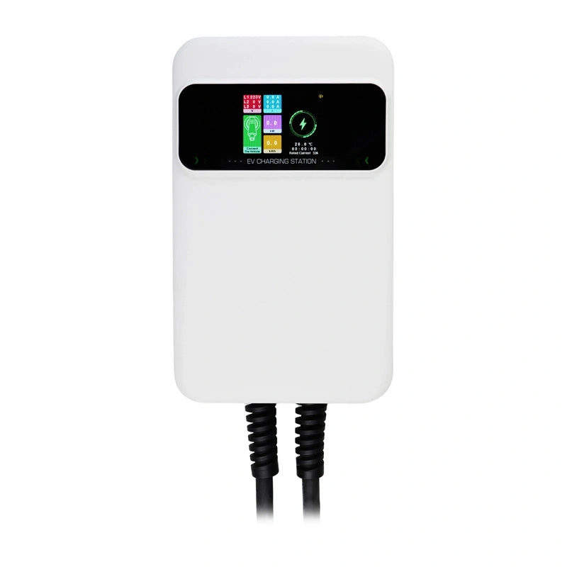 Besen SQ20 11 kW wandlader voor elektrische auto met app – 32 A, IP66, 3,5-inch scherm