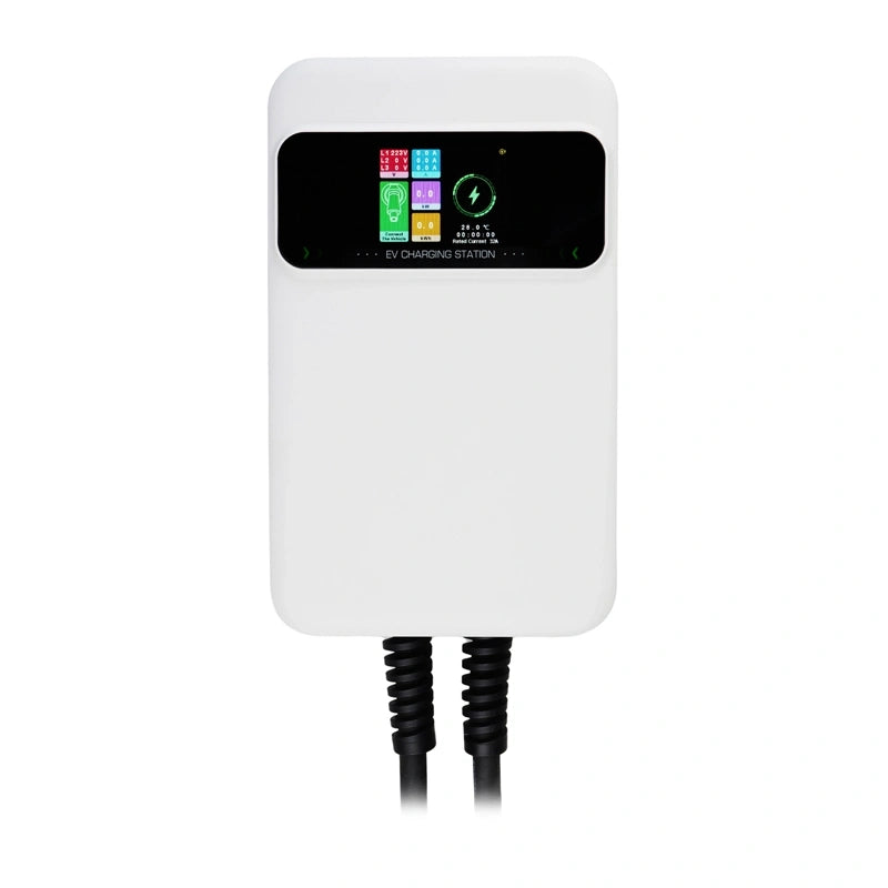 Besen SQ20 22 kW wandlader voor elektrische auto met app – 32 A, IP66, 3,5-inch scherm