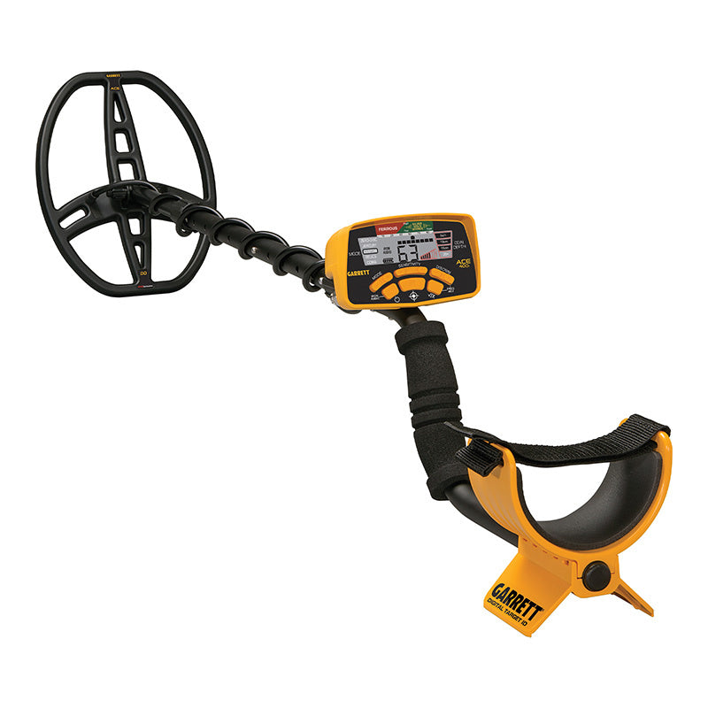 Garrett ACE 400i metaaldetector – digitale target-ID 0-99, Iron Check, frequentie-instelling