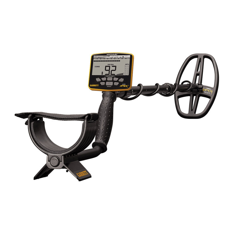 Garrett ACE Apex metaaldetector – Multi-Flex multifrequentie, Z-Lynk draadloos, oplaadbaar