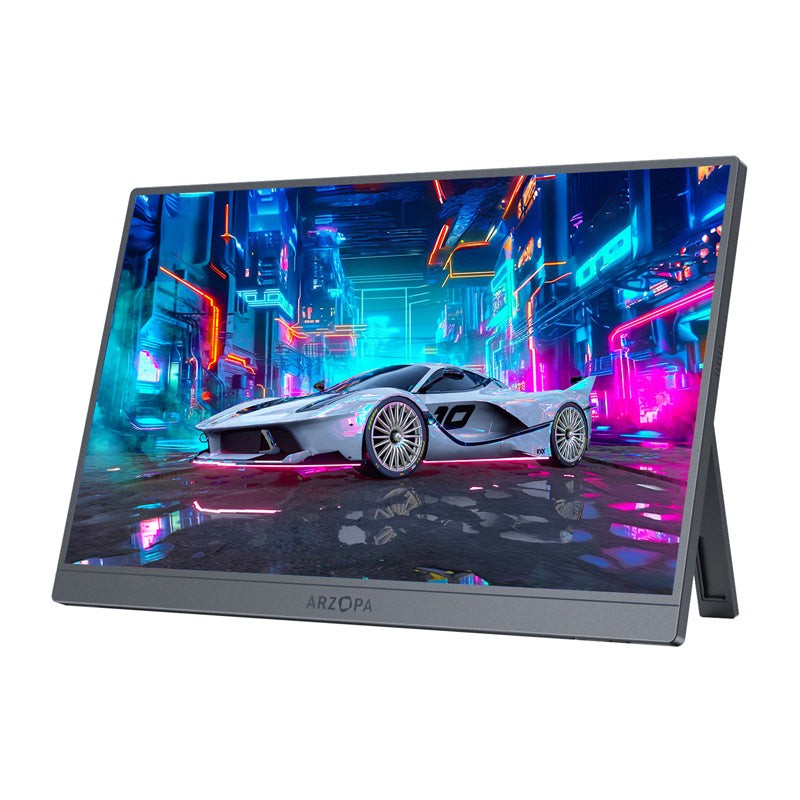 Arzopa Z3FC draagbare monitor 16,1" – 2.5K, 180 Hz, HDR10, metaal, 0,77 kg, speakers
