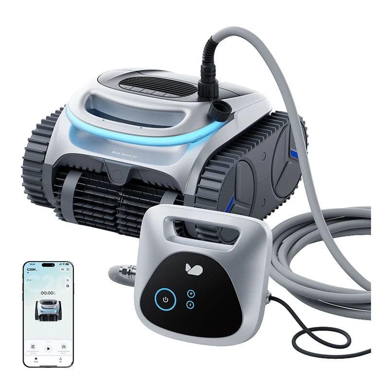 Bublue BuHybrid L6 zwembadrobot – draadloos én bedraad, 5-in-1, tot 3 m diep