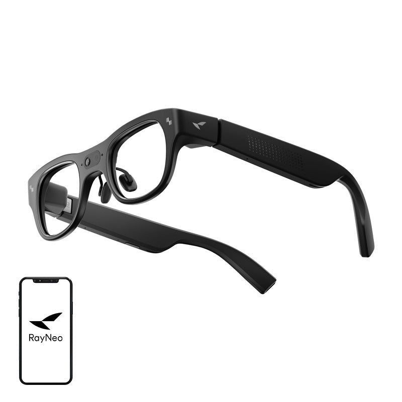 RayNeo X3 Pro AR-bril – full-colour AR, 76 gram, Google Gemini