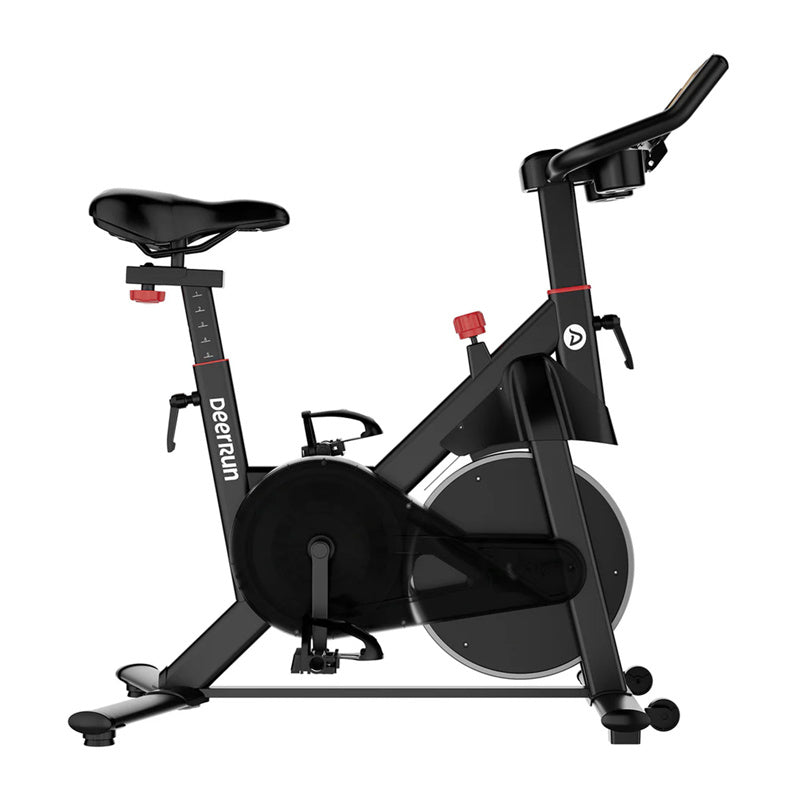 DeerRun S500 Pro hometrainer (zwart) – 32 magneetstanden, 14,5" vliegwiel, stil, LED-display