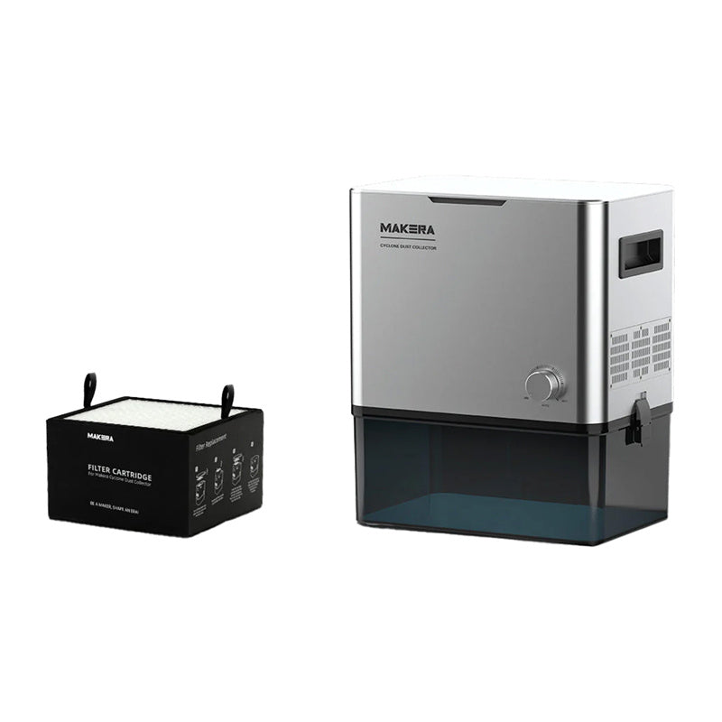 MAKERA Cyclone stofafzuiger voor CNC – 200 W, 900 l/min, HEPA 99,99% + actieve kool