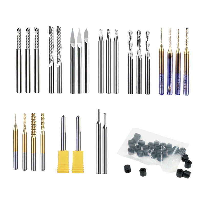 MAKERA Carvera uitgebreide freesbittenset (52-delig)