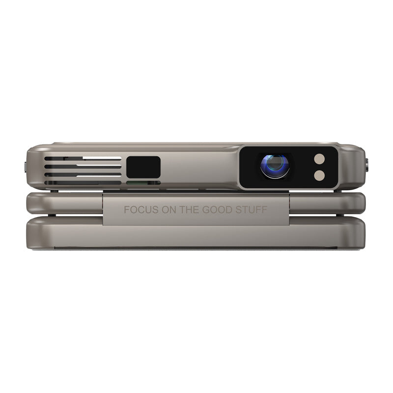 AURZEN Zip draagbare projector (goud) – 5.000 mAh accu, PD-snelladen, verticale modus, streaming
