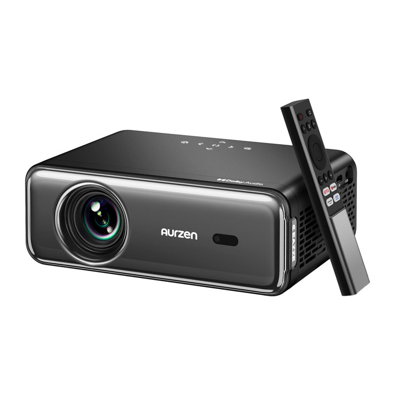 Aurzen Eazze D1 Pro projector – native Full HD, 4K-ondersteuning, 350 ANSI lumen, 2×10 W Dolby Audio