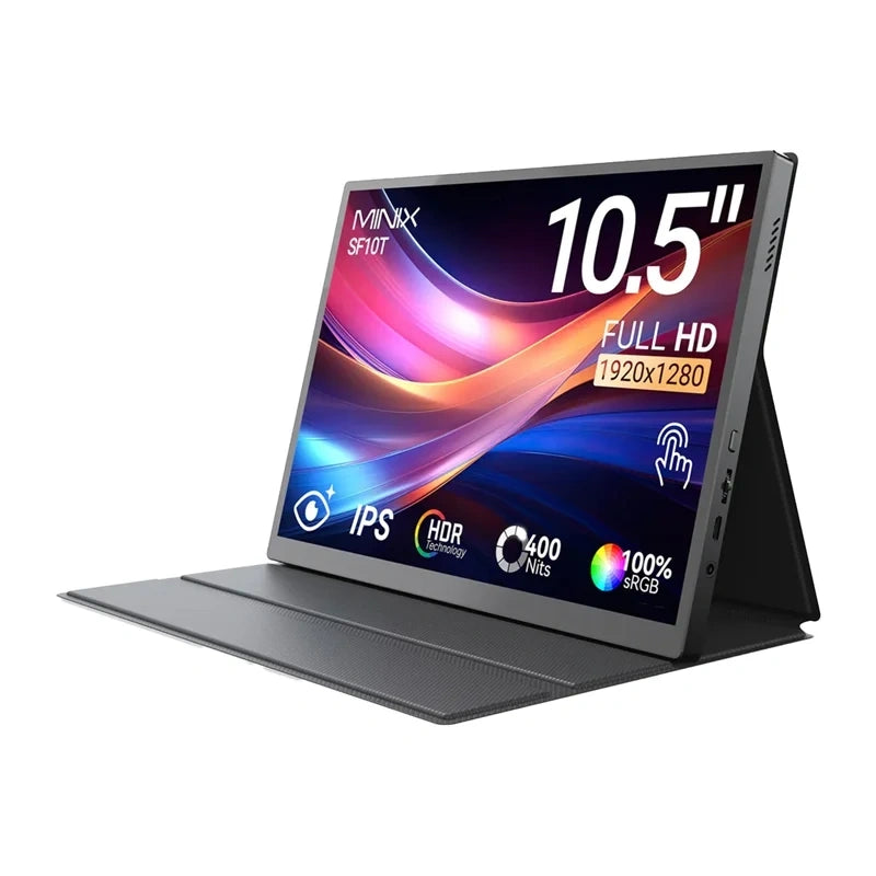 Minix SF10T draagbare touchmonitor 10,5" – 1920×1280 IPS, 10-punts touch, 363 g, USB-C